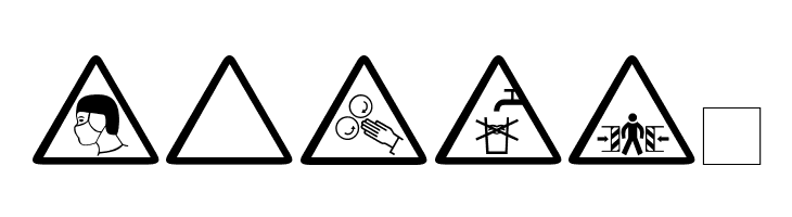 WarnSymbols5  Free Fonts Download