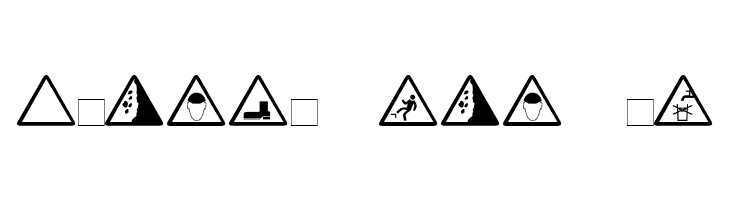 WarnSymbols5  Free Fonts Download