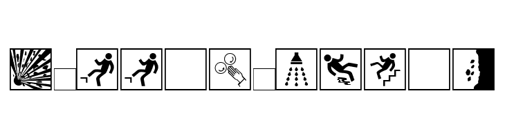 WarnSymbols2  Free Fonts Download