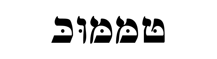 MendelSiddurMW Bold  Free Fonts Download