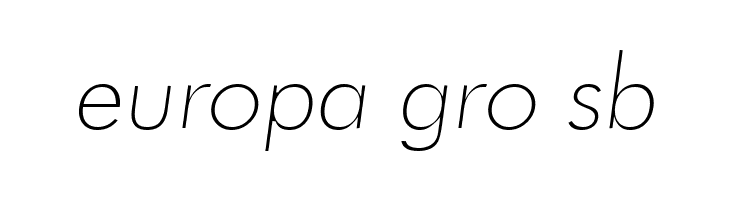 Futura Thin Italic  Free Fonts Download