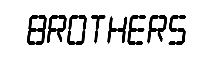 Digital dream Fat Skew Narrow  Free Fonts Download