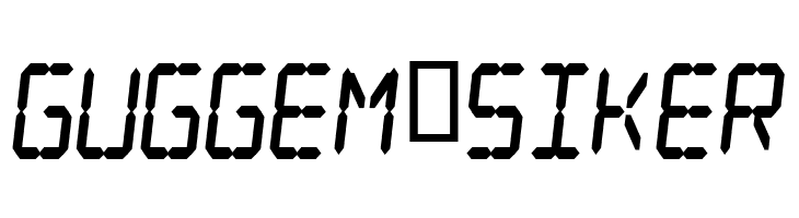 Digital dream Fat Skew Narrow  Free Fonts Download