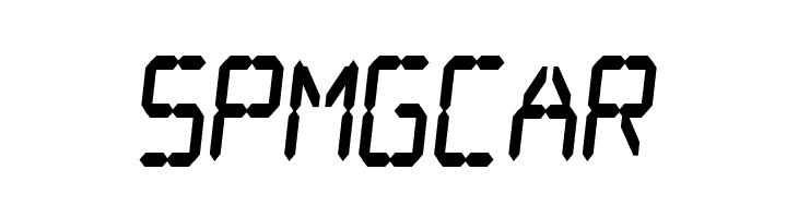Digital dream Fat Skew Narrow  Free Fonts Download