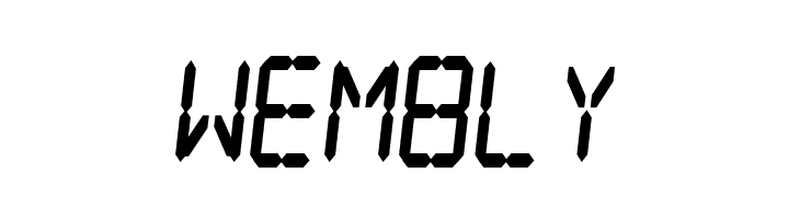 Digital dream Fat Skew Narrow  Free Fonts Download