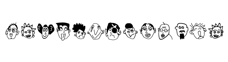 HumanHeads  Free Fonts Download