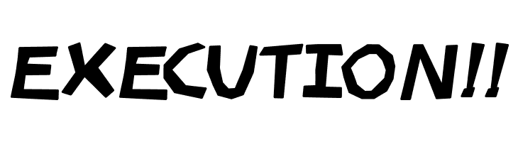 BullerBuPapercut-BoldOblique  Free Fonts Download