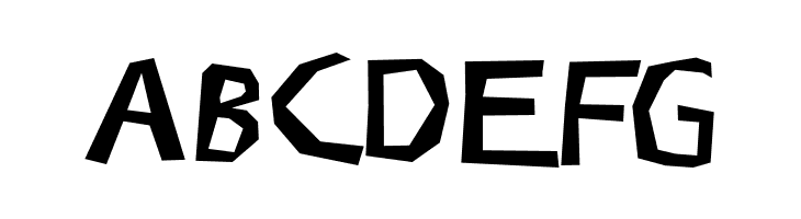 BullerBuPapercut  Free Fonts Download