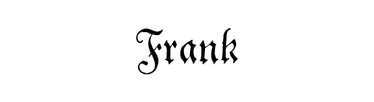 Frank Theuerdank Fraktur Font