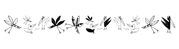 BirdsEtcetera  Free Fonts Download