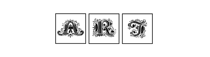 SilvestreInitialsSquares  Free Fonts Download