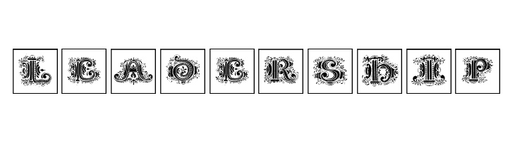 SilvestreInitialsSquares  Free Fonts Download