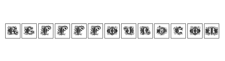 SilvestreInitialsSquares  Free Fonts Download