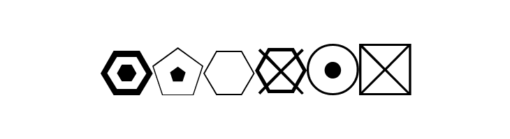 ESRI Geometric Symbols  Free Fonts Download