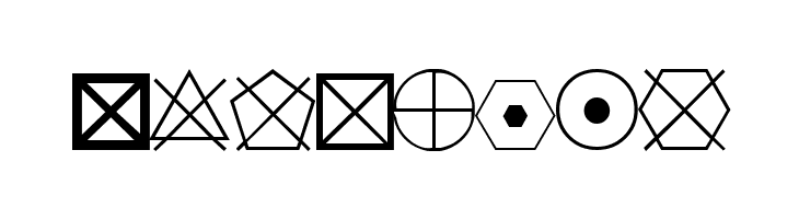 ESRI Geometric Symbols  Free Fonts Download