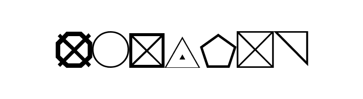 ESRI Geometric Symbols  Free Fonts Download