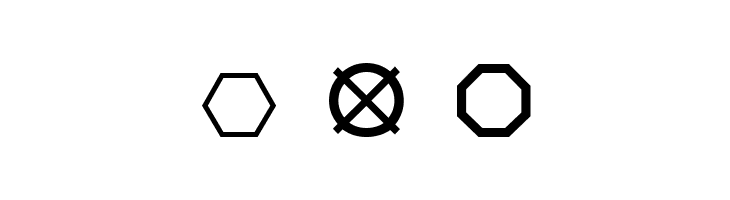 ESRI Geometric Symbols  Free Fonts Download