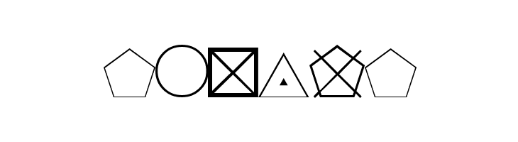 ESRI Geometric Symbols  Free Fonts Download