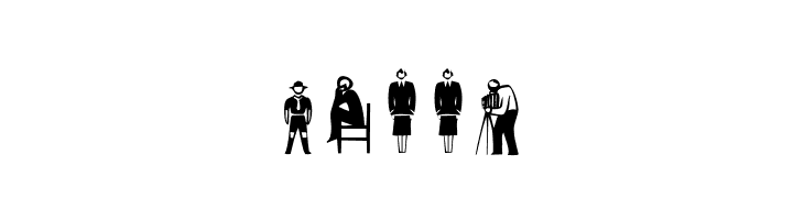 Persons  Free Fonts Download