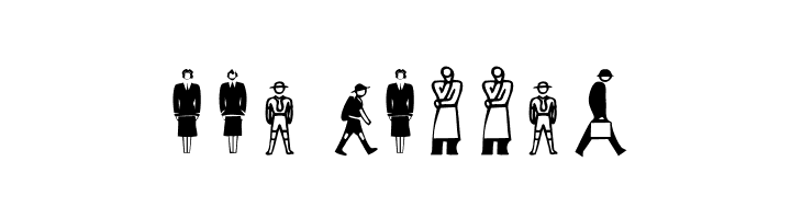 Persons  Free Fonts Download