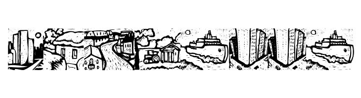 Landscapes  Free Fonts Download