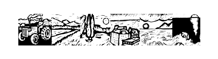 Landscapes  Free Fonts Download