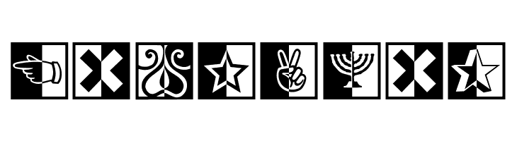 BlackWhiteSigns  Free Fonts Download