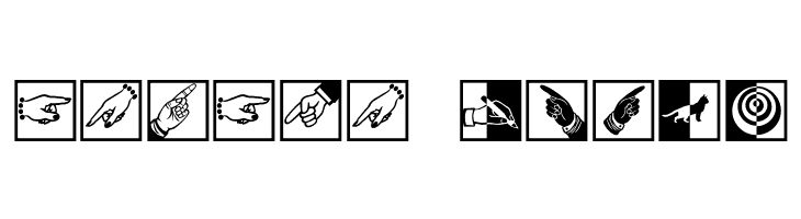 BlackWhiteSigns  Free Fonts Download