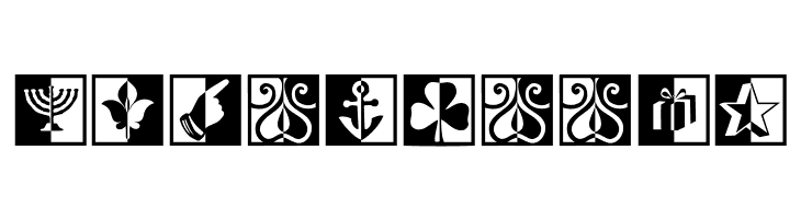 BlackWhiteSigns  Free Fonts Download
