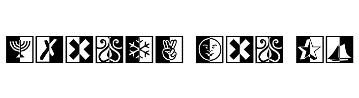 BlackWhiteSigns  Free Fonts Download