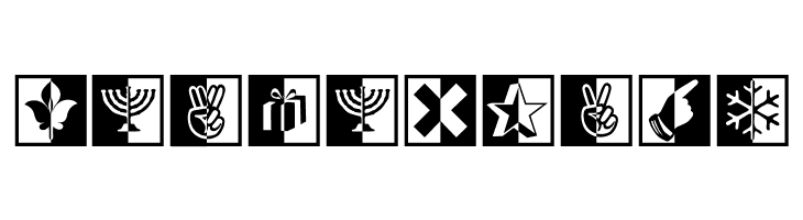 BlackWhiteSigns  Free Fonts Download