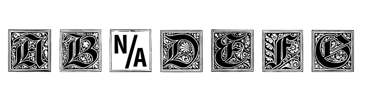 Gebetsbuch Initialen  Free Fonts Download