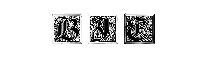 Gebetsbuch Initialen  Free Fonts Download
