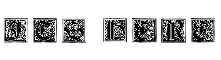 Gebetsbuch Initialen  Free Fonts Download