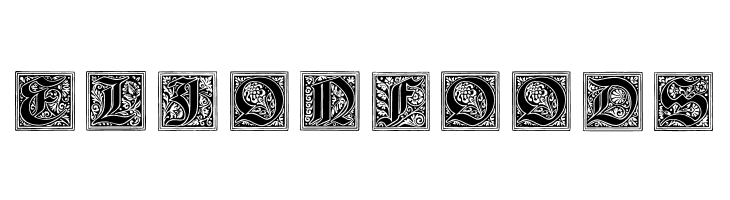 Gebetsbuch Initialen  Free Fonts Download