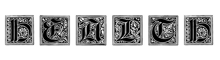 Gebetsbuch Initialen  Free Fonts Download