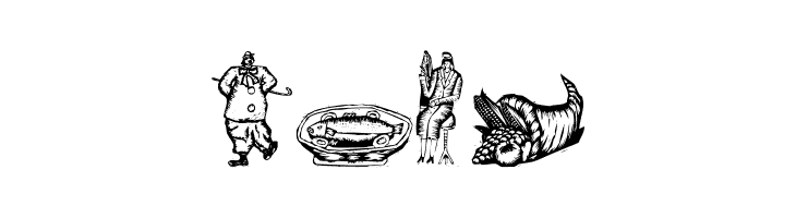 WoodcutsFive  Free Fonts Download