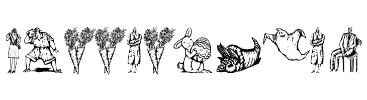 WoodcutsFive  Free Fonts Download