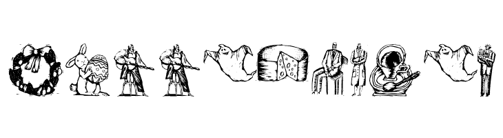 WoodcutsFive  Free Fonts Download