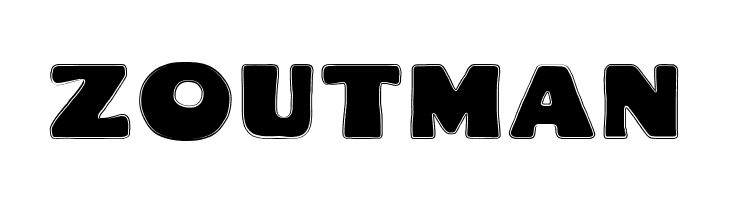 ZOUTMAN Fat Freddie Contour Font
