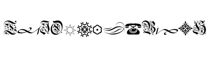 DS-Schmuck  Free Fonts Download