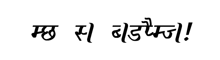 Ajay Normal Bold Italic  Free Fonts Download