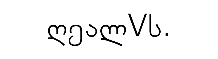 Arachveulebrivi Thin  Free Fonts Download