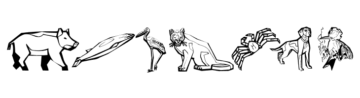 Zoobats  Free Fonts Download