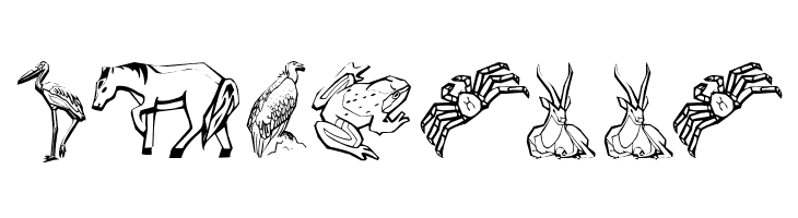 Zoobats  Free Fonts Download