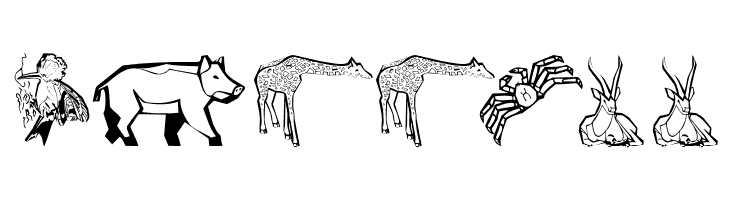 Zoobats  Free Fonts Download