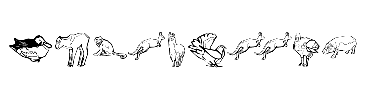 Zoobats  Free Fonts Download