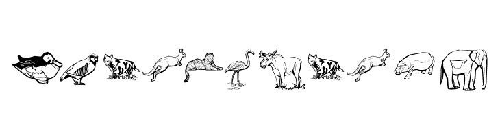 Zoobats  Free Fonts Download