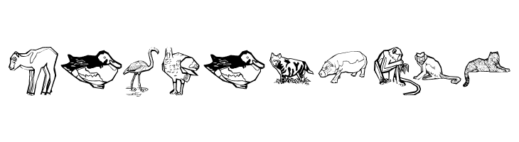 Zoobats  Free Fonts Download