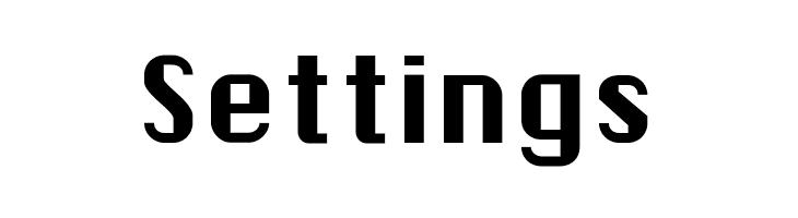 Settings ChicagoFLF Font